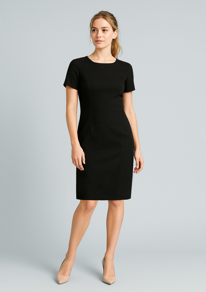 Womens Short Sleeve Dress (30112)