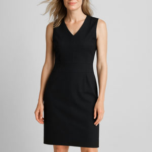 Womens Sleeveless V Neck Dress (34021)