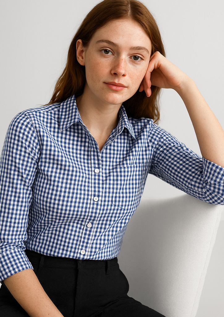 Womens Springfield 3/4 Sleeve Shirt (43411)