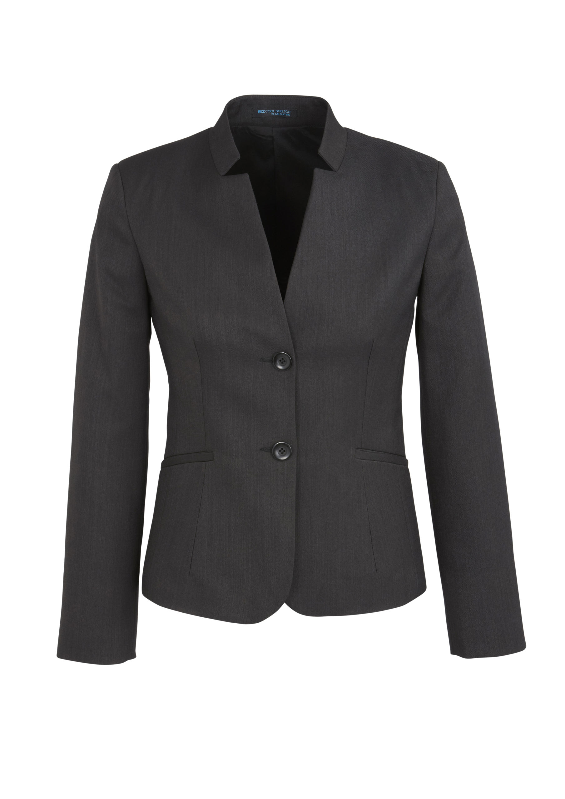Womens Short Jacket with Reverse Lapel (60113) - Image 4