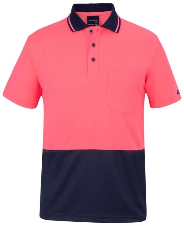 Hi Vis Non Cuff Traditional Polo (6HVNC) - Image 10