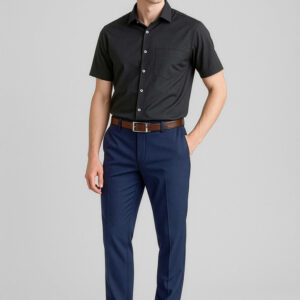 Mens Comfort Wool Stretch Slimline Pant (74013)