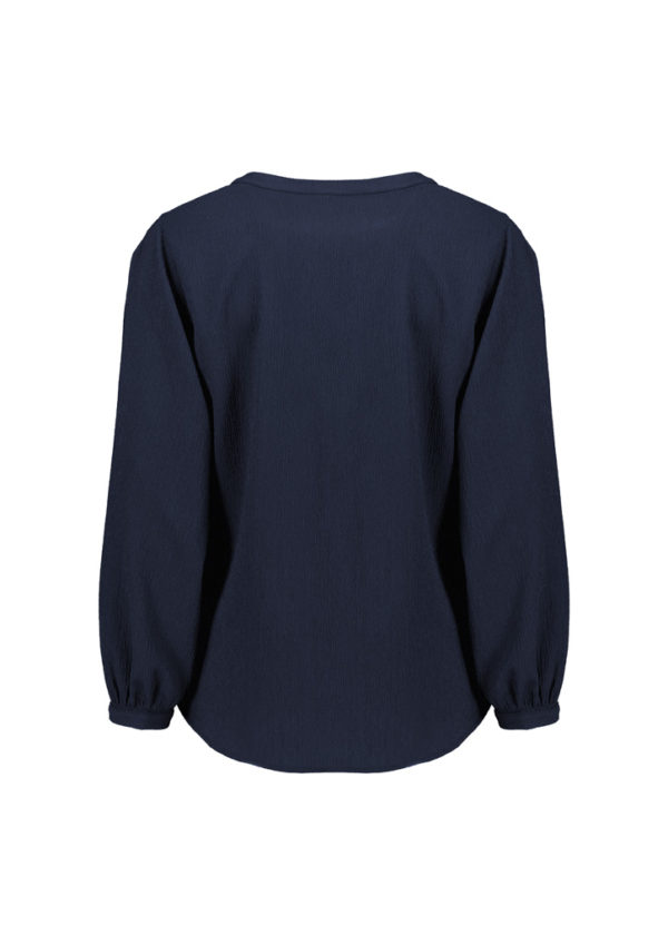Womens Ruche Long Sleeve Blouse (RU568LL) - Image 9