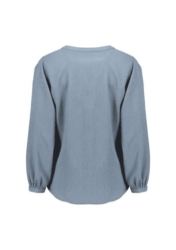 Womens Ruche Long Sleeve Blouse (RU568LL) - Image 12