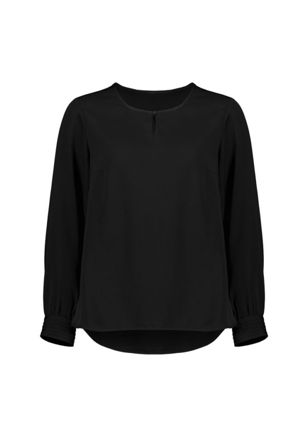Womens Evelyn Long Sleeve Blouse (RU569LL) - Image 2
