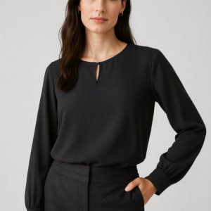 Womens Evelyn Long Sleeve Blouse (RU569LL)