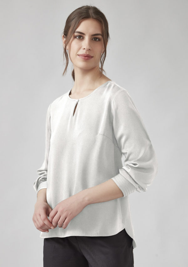 Womens Evelyn Long Sleeve Blouse (RU569LL) - Image 4