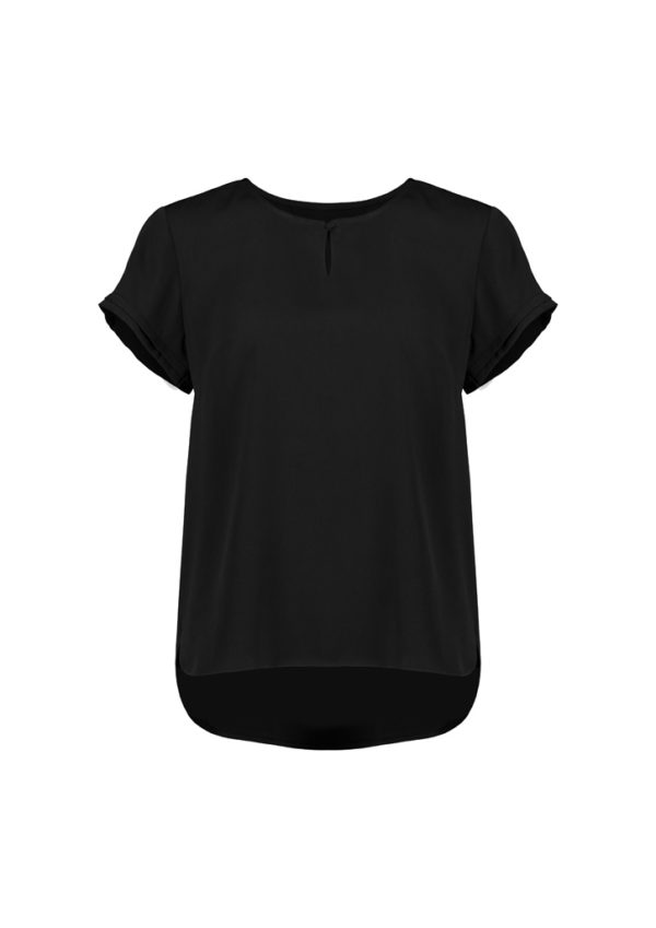 Womens Evelyn Short Sleeve Blouse (RU569LS) - Image 5