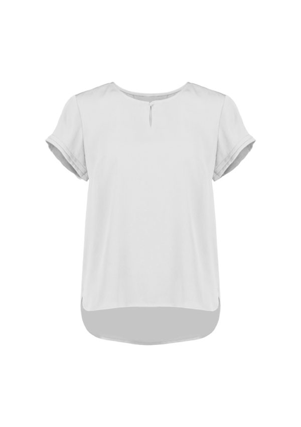 Womens Evelyn Short Sleeve Blouse (RU569LS) - Image 8