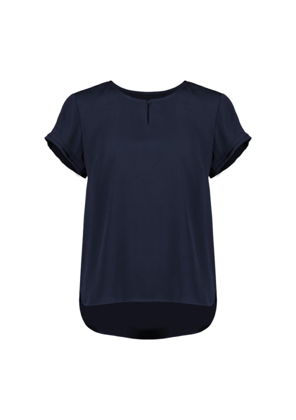 Womens Evelyn Short Sleeve Blouse (RU569LS) - Image 2