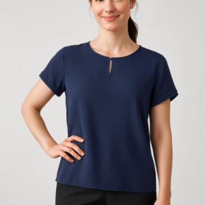 Womens Evelyn Short Sleeve Blouse (RU569LS)