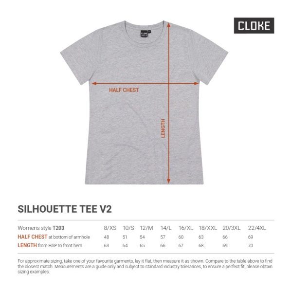Silhouette Tee V2 - Womens (T203) - Image 10