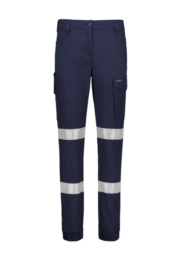 Womens Essential Stretch Taped Cargo Pant - Cuffed (ZP735) - Image 4