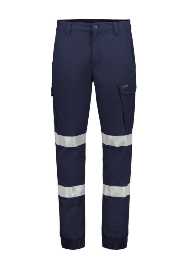 Mens Essential Stretch Taped Cargo Pant - Cuffed (ZP935) - Image 6