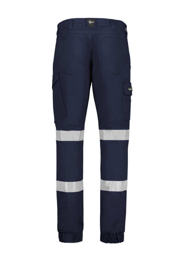 Mens Essential Stretch Taped Cargo Pant - Cuffed (ZP935) - Image 5