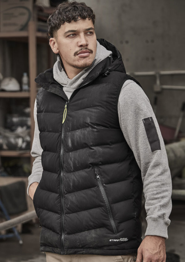 Unisex Streetworx Hooded Puffer Vest (ZV245) - Image 6