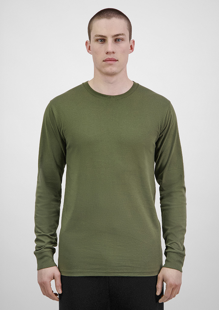 Mens Basis Long Sleeve Tee (X1002M) - Image 4