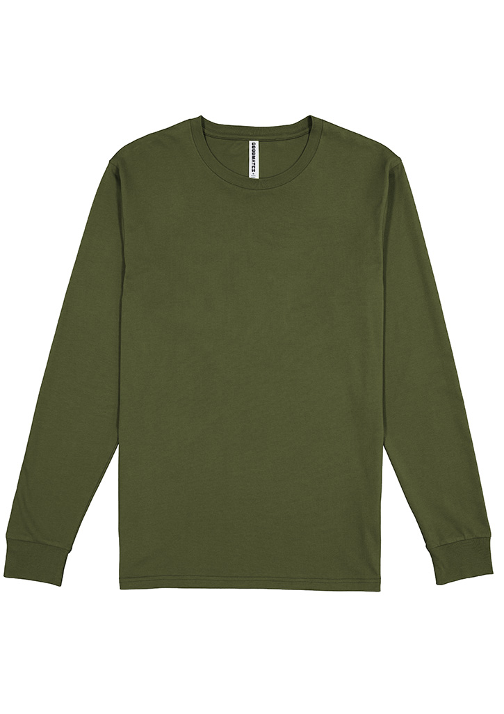 Mens Basis Long Sleeve Tee (X1002M) - Image 5